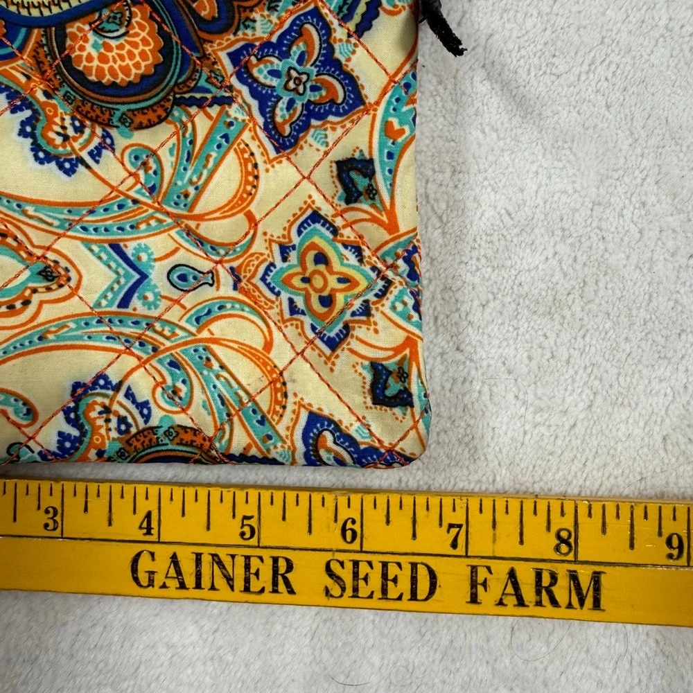 Boho Paisley Print Crossbody Bag Quilted Travel Purse